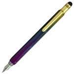 Monteverde Tool Rainbow Fountain Pen  w/M Nib